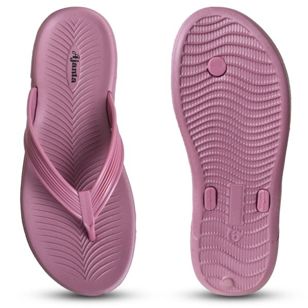 Nike women's shop pink flip flops