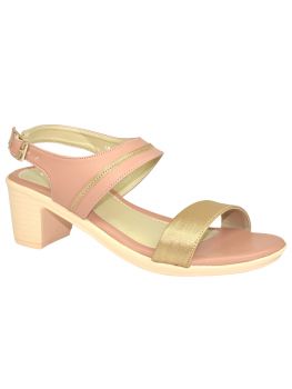 Ajanta Womens Stylish Brown Heel Sandal LB0951