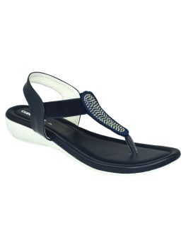 Ajanta Girls Blue Embelished Sandal TB0608