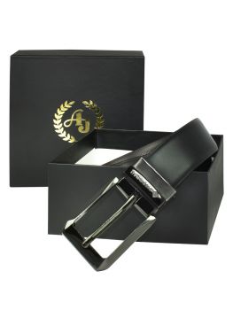 Imperio Men Casual Formal Party Black Brown Genuine Leather Reversible Belt MB5002