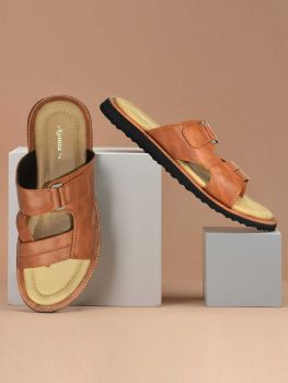 Ajanta Men Tan Sandal CG1126