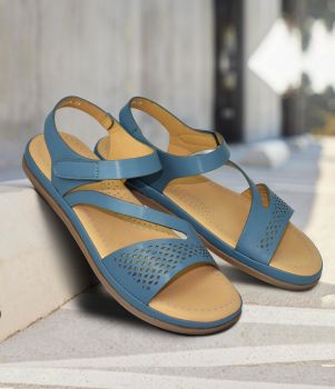 Ajanta Women Blue Sandal  EL4008
