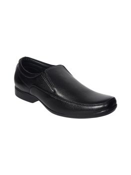Imperio Black Color Synthetic Shoe Slipon Jg1045