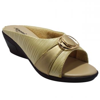 Ajanta Women's Classy Sandal - Gold ML0711