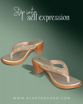 Ajanta Heel Sandal for Women BL1464