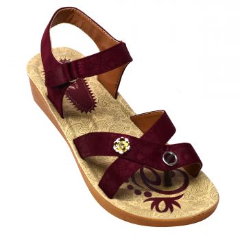 Ajanta Royalz Women's Sandals - Cherry PU0689-4