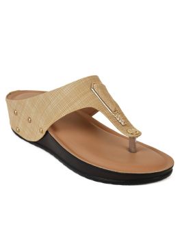 Ajanta Beige Sandal for Women (BL1351)