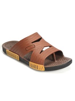 Ajanta Brown Washable Sandal for Men (PG0449)