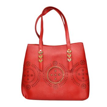 Ajanta Women's Hand Bag-Red