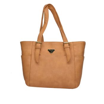 Ajanta Women's Hand Bag-Light Brown