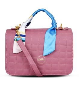 QIARRA Women's  Pink Sling Bag